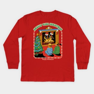 Smells Like Christmas Kids Long Sleeve T-Shirt